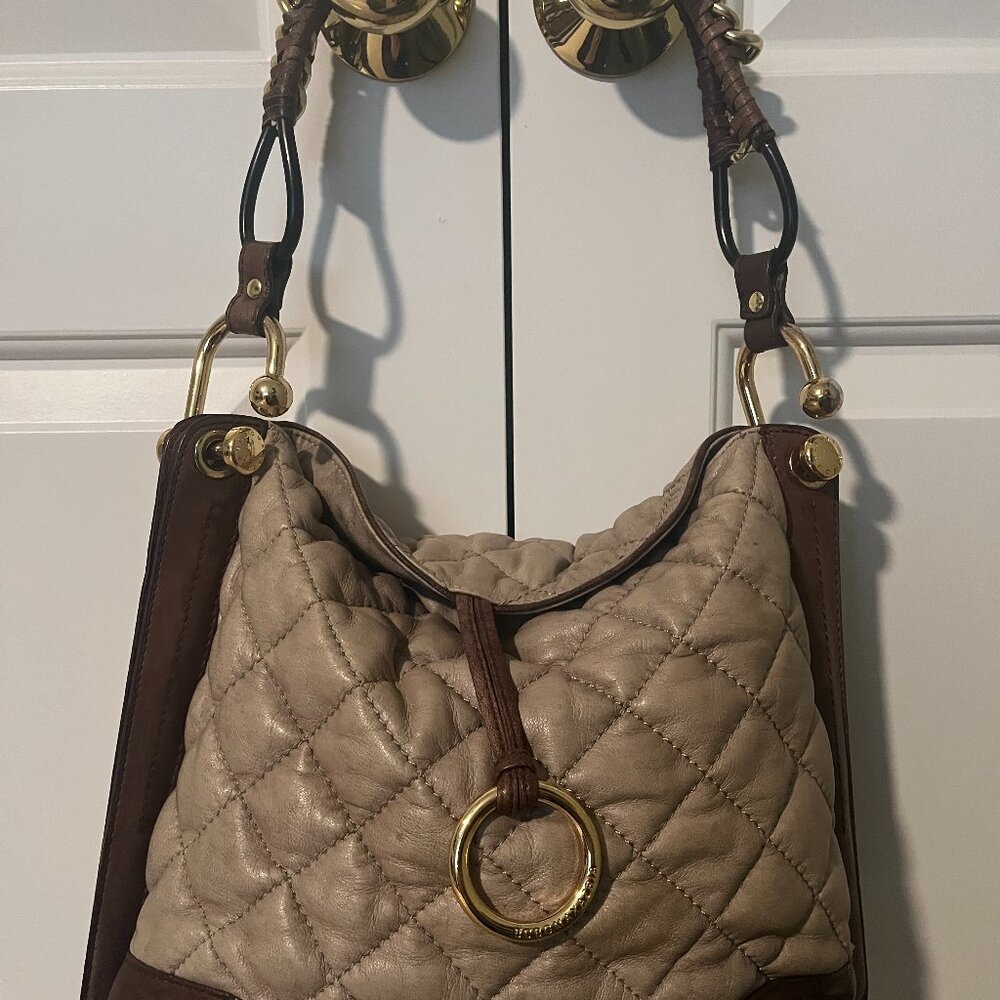 BCBGMaxAzria Vintage Quilted Leather Bag